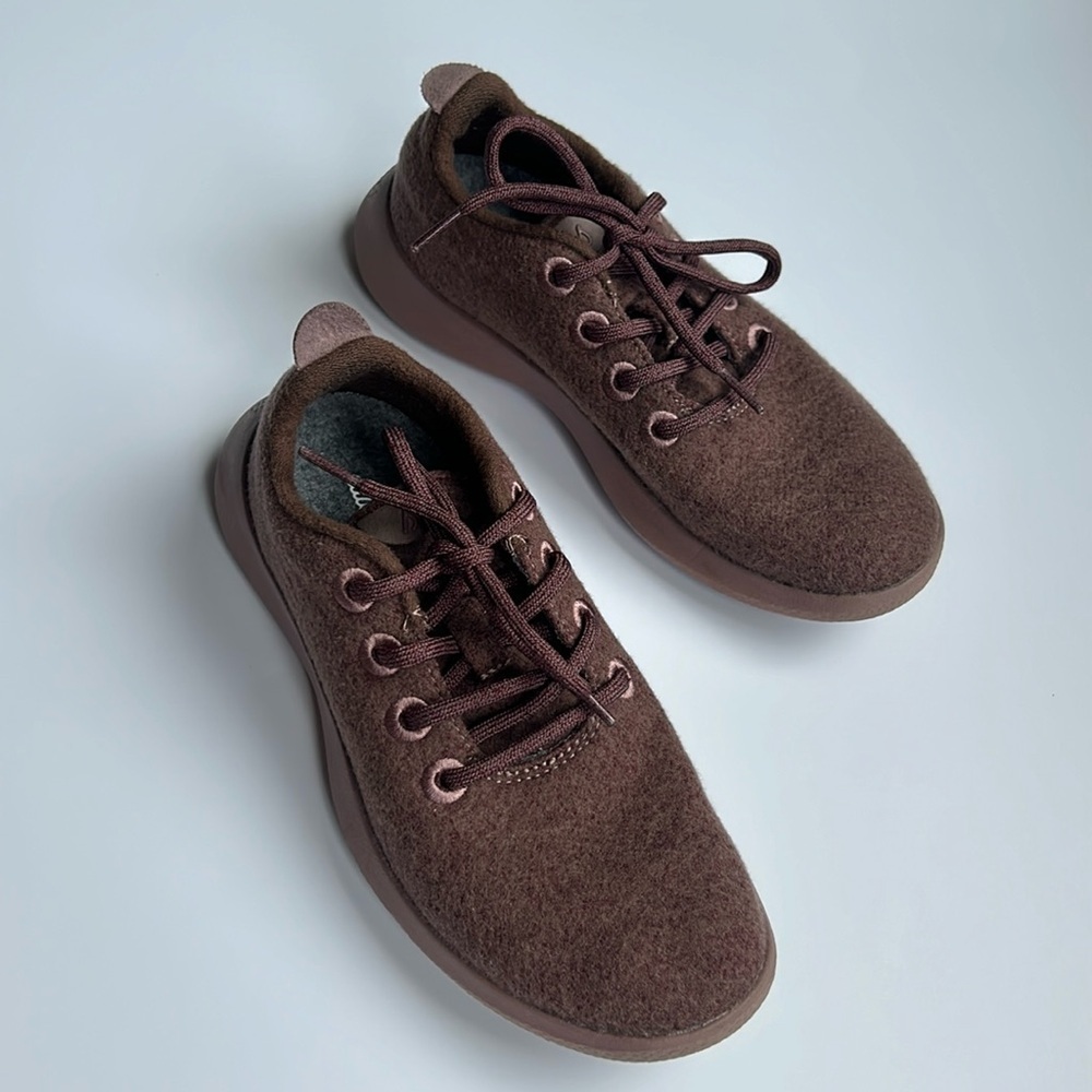 Allbirds Wool Runner Shoes Womens Size 5  Wool Mauve Blush Sneaker